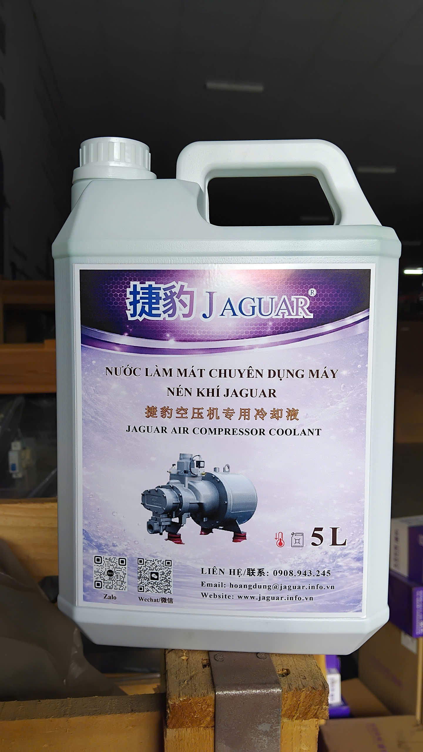 Nước làm mát máy nén khí jaguar